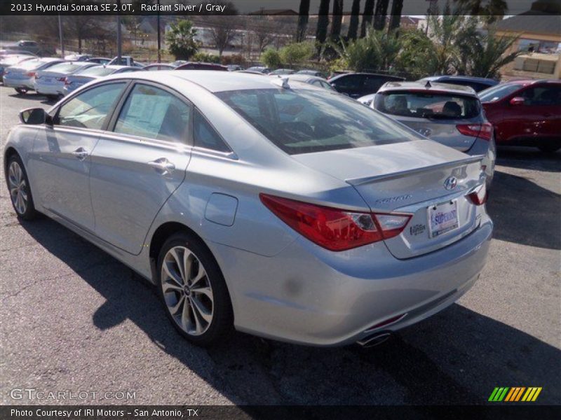 Radiant Silver / Gray 2013 Hyundai Sonata SE 2.0T