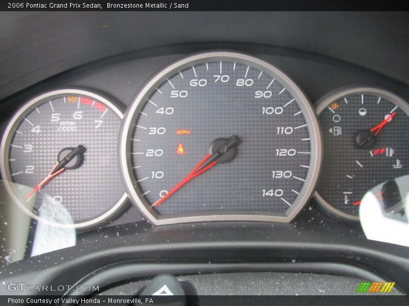  2006 Grand Prix Sedan Sedan Gauges