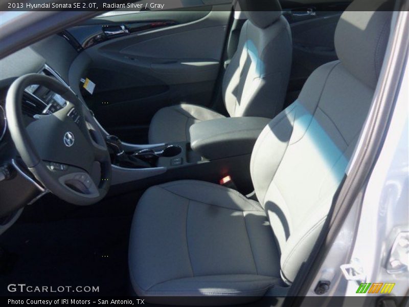 Radiant Silver / Gray 2013 Hyundai Sonata SE 2.0T