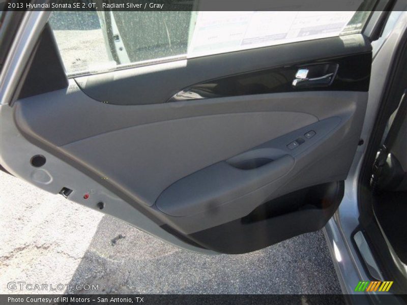 Radiant Silver / Gray 2013 Hyundai Sonata SE 2.0T