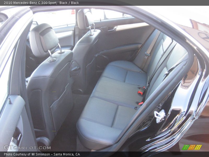 Black / Black 2010 Mercedes-Benz C 300 Sport