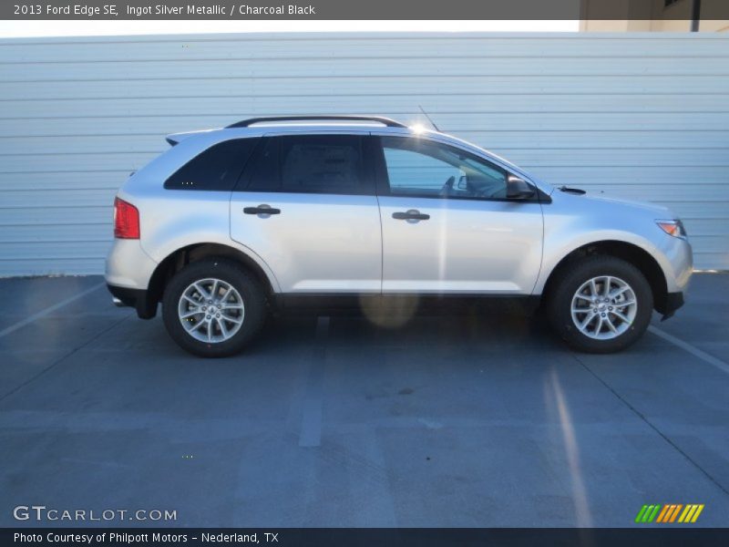 Ingot Silver Metallic / Charcoal Black 2013 Ford Edge SE