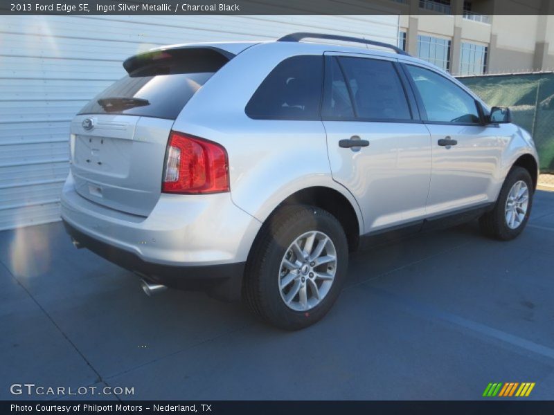 Ingot Silver Metallic / Charcoal Black 2013 Ford Edge SE