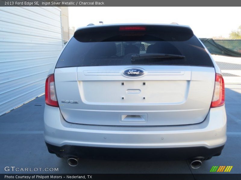 Ingot Silver Metallic / Charcoal Black 2013 Ford Edge SE