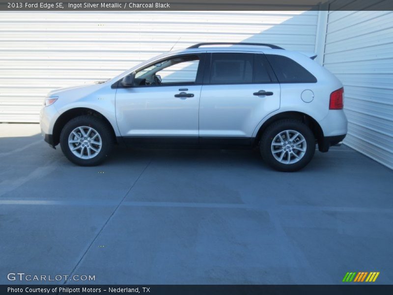 Ingot Silver Metallic / Charcoal Black 2013 Ford Edge SE