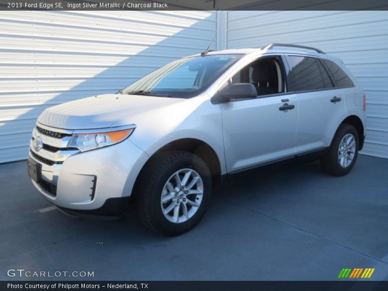 Ingot Silver Metallic / Charcoal Black 2013 Ford Edge SE
