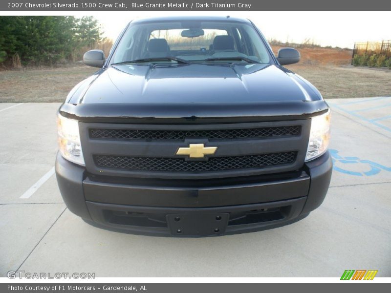 Blue Granite Metallic / Dark Titanium Gray 2007 Chevrolet Silverado 1500 Crew Cab