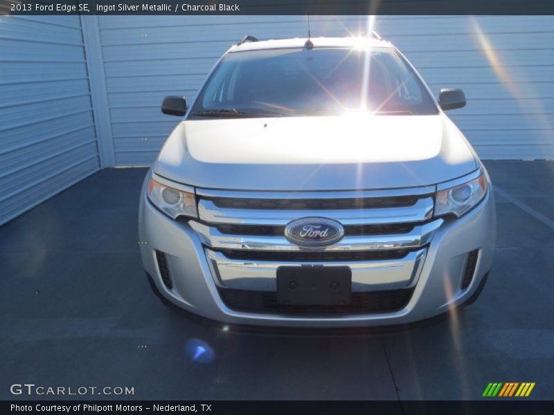 Ingot Silver Metallic / Charcoal Black 2013 Ford Edge SE