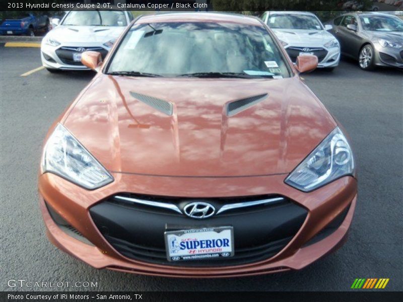 Catalunya Copper / Black Cloth 2013 Hyundai Genesis Coupe 2.0T