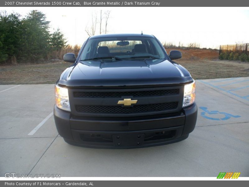 Blue Granite Metallic / Dark Titanium Gray 2007 Chevrolet Silverado 1500 Crew Cab