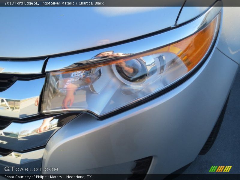Ingot Silver Metallic / Charcoal Black 2013 Ford Edge SE
