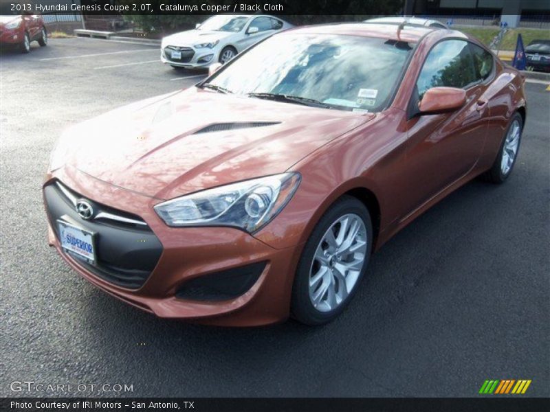 Catalunya Copper / Black Cloth 2013 Hyundai Genesis Coupe 2.0T