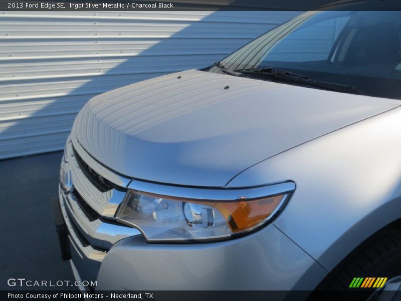 Ingot Silver Metallic / Charcoal Black 2013 Ford Edge SE