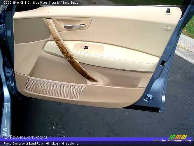 Blue Water Metallic / Sand Beige 2006 BMW X3 3.0i