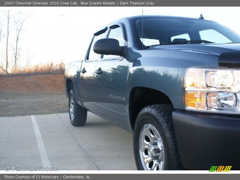 Blue Granite Metallic / Dark Titanium Gray 2007 Chevrolet Silverado 1500 Crew Cab