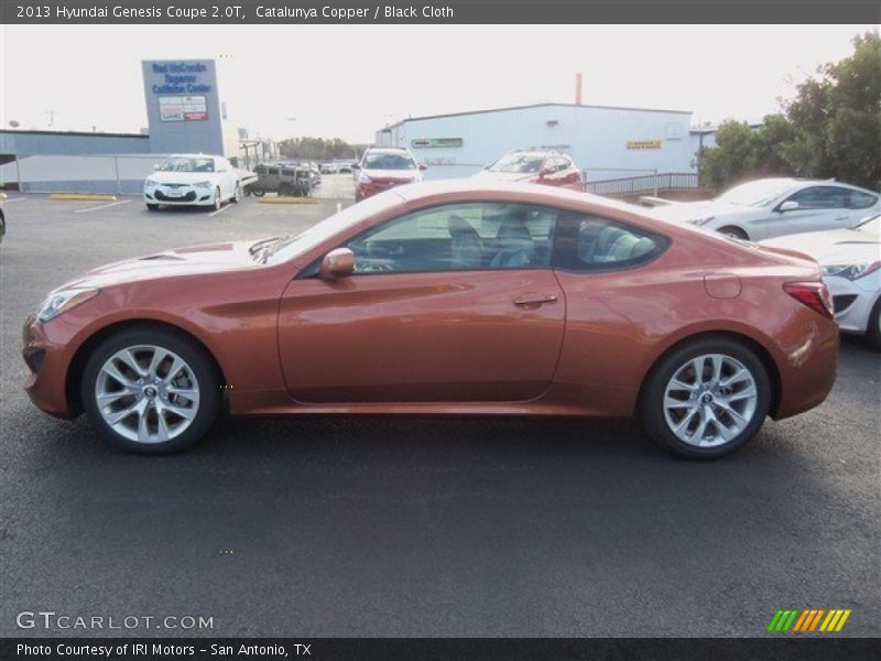 Catalunya Copper / Black Cloth 2013 Hyundai Genesis Coupe 2.0T