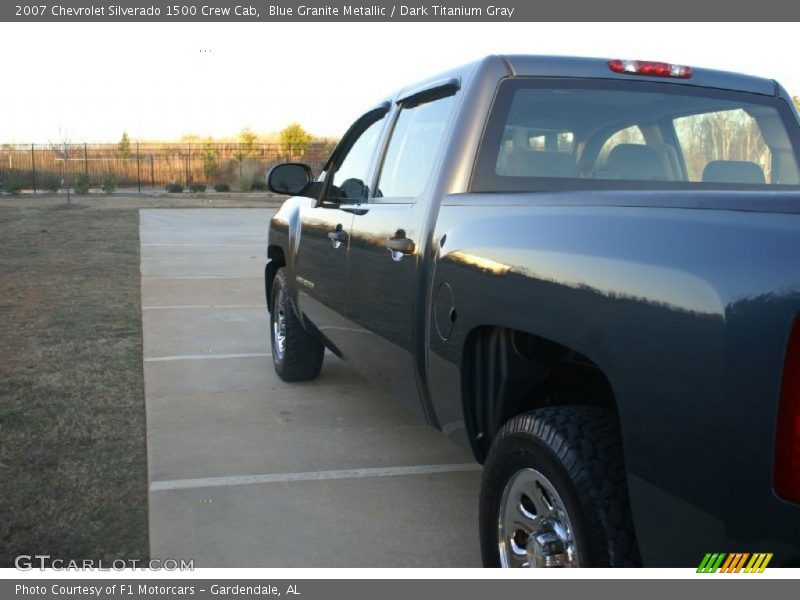 Blue Granite Metallic / Dark Titanium Gray 2007 Chevrolet Silverado 1500 Crew Cab