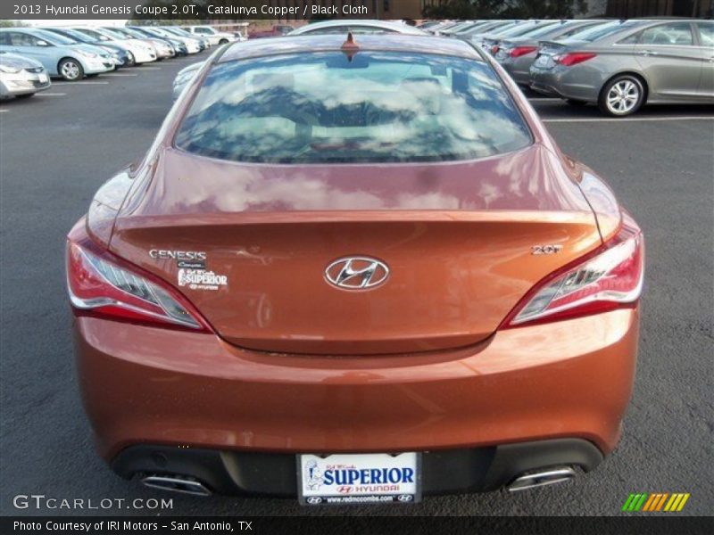 Catalunya Copper / Black Cloth 2013 Hyundai Genesis Coupe 2.0T