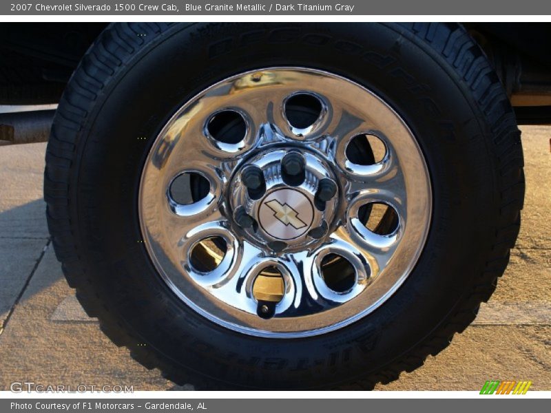 Blue Granite Metallic / Dark Titanium Gray 2007 Chevrolet Silverado 1500 Crew Cab