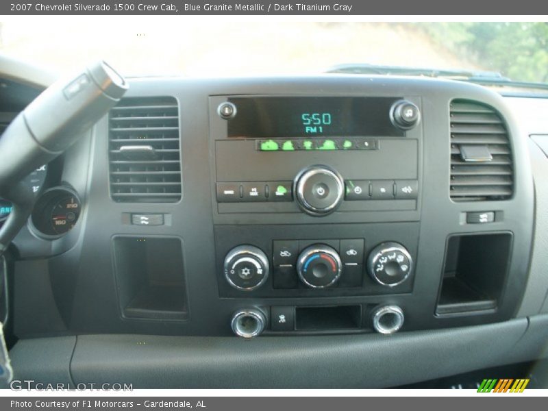 Blue Granite Metallic / Dark Titanium Gray 2007 Chevrolet Silverado 1500 Crew Cab