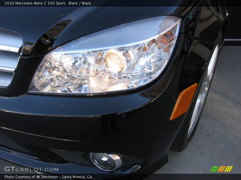 Black / Black 2010 Mercedes-Benz C 300 Sport