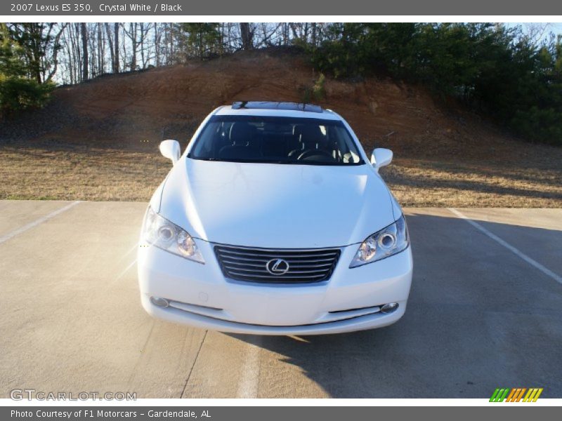 Crystal White / Black 2007 Lexus ES 350