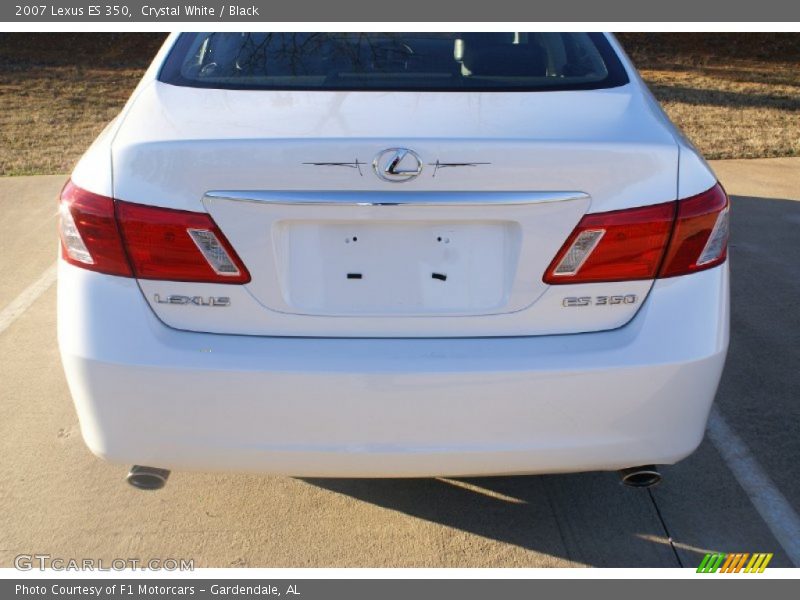 Crystal White / Black 2007 Lexus ES 350