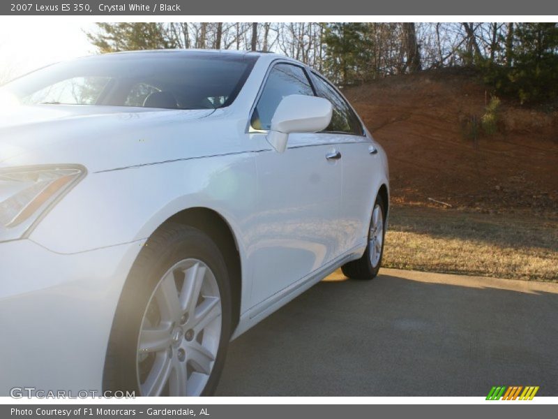 Crystal White / Black 2007 Lexus ES 350