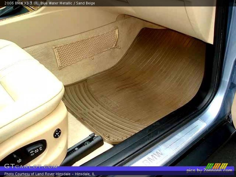 Blue Water Metallic / Sand Beige 2006 BMW X3 3.0i
