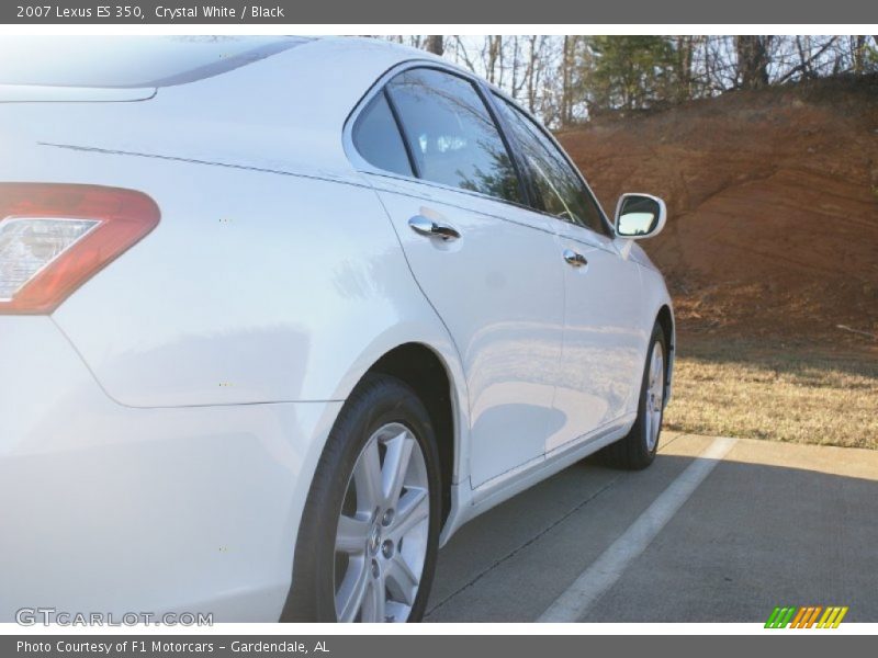 Crystal White / Black 2007 Lexus ES 350