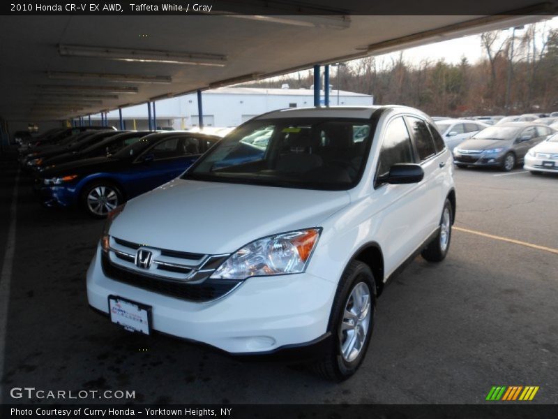 Taffeta White / Gray 2010 Honda CR-V EX AWD