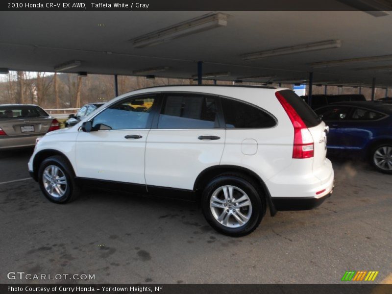 Taffeta White / Gray 2010 Honda CR-V EX AWD