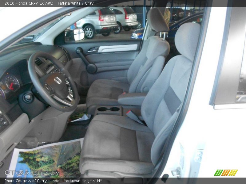 Taffeta White / Gray 2010 Honda CR-V EX AWD