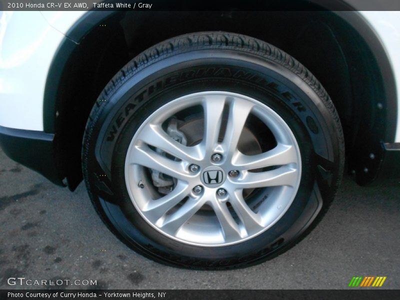 Taffeta White / Gray 2010 Honda CR-V EX AWD