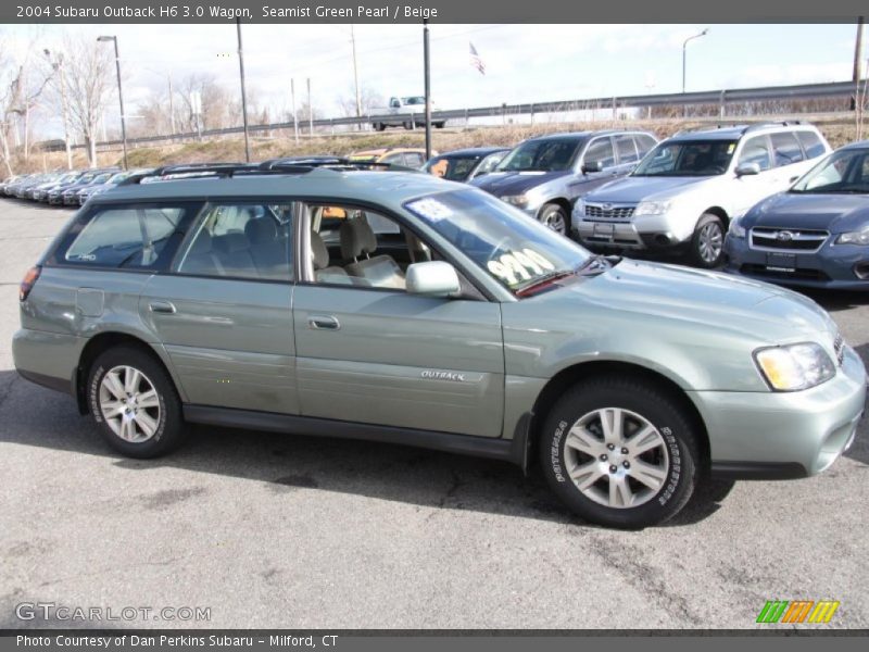 Seamist Green Pearl / Beige 2004 Subaru Outback H6 3.0 Wagon