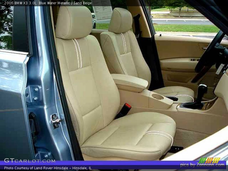 Blue Water Metallic / Sand Beige 2006 BMW X3 3.0i