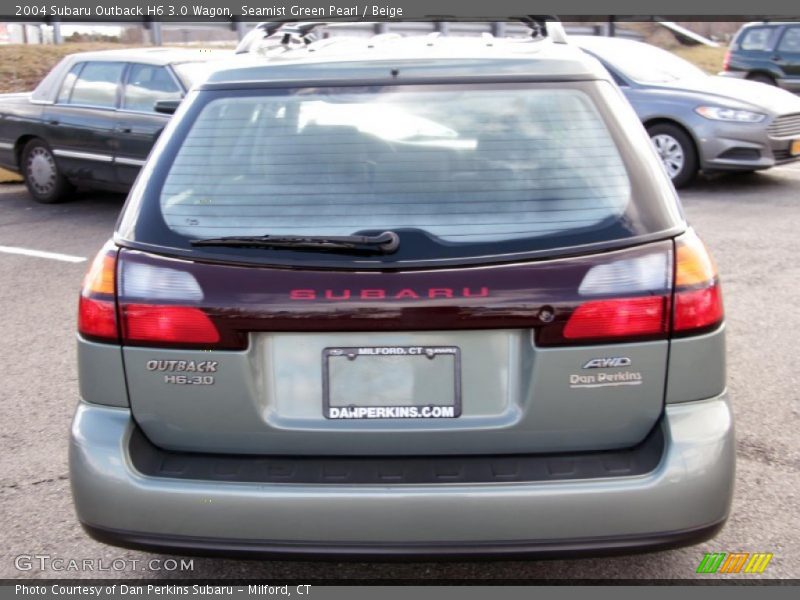 Seamist Green Pearl / Beige 2004 Subaru Outback H6 3.0 Wagon