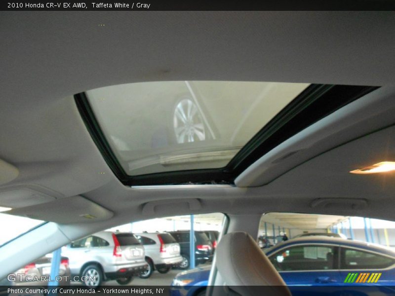 Taffeta White / Gray 2010 Honda CR-V EX AWD