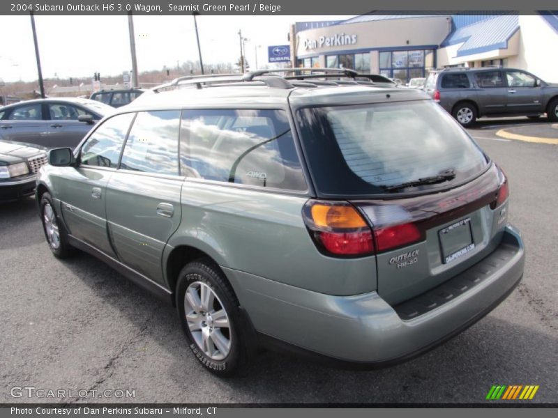Seamist Green Pearl / Beige 2004 Subaru Outback H6 3.0 Wagon