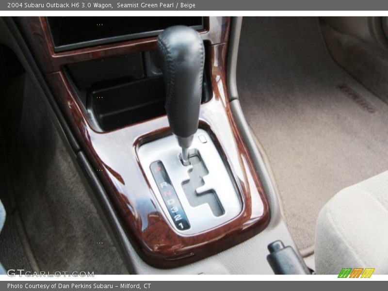 Seamist Green Pearl / Beige 2004 Subaru Outback H6 3.0 Wagon