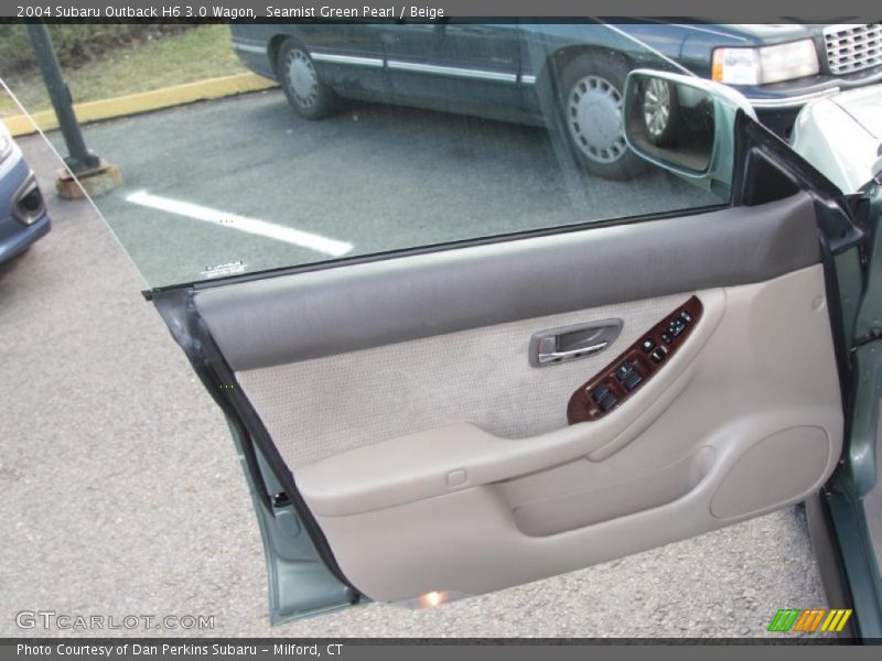 Seamist Green Pearl / Beige 2004 Subaru Outback H6 3.0 Wagon