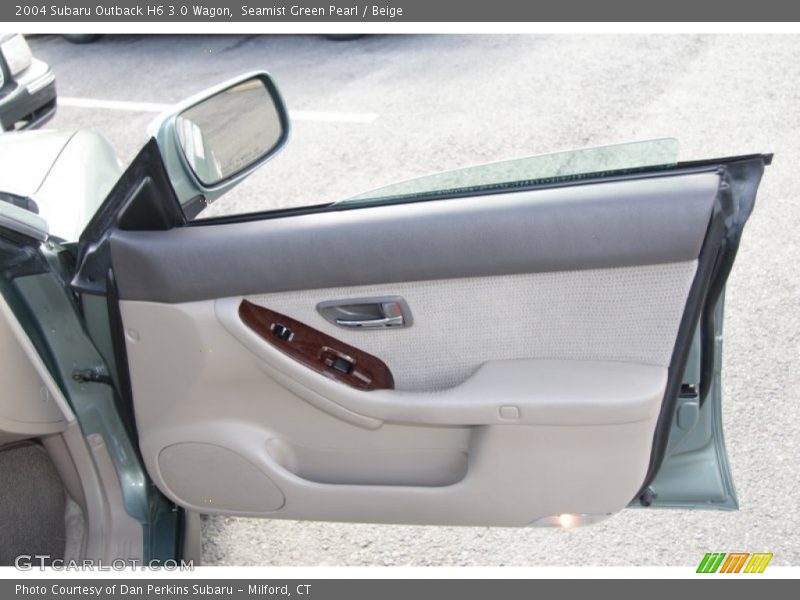 Seamist Green Pearl / Beige 2004 Subaru Outback H6 3.0 Wagon