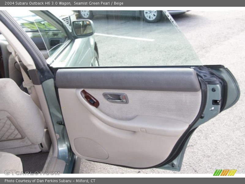 Seamist Green Pearl / Beige 2004 Subaru Outback H6 3.0 Wagon