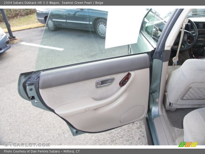 Seamist Green Pearl / Beige 2004 Subaru Outback H6 3.0 Wagon