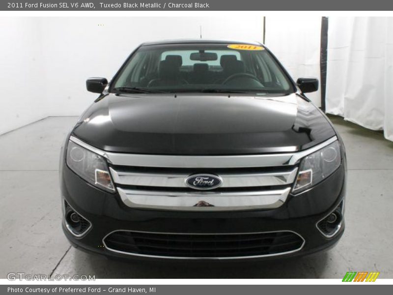 Tuxedo Black Metallic / Charcoal Black 2011 Ford Fusion SEL V6 AWD