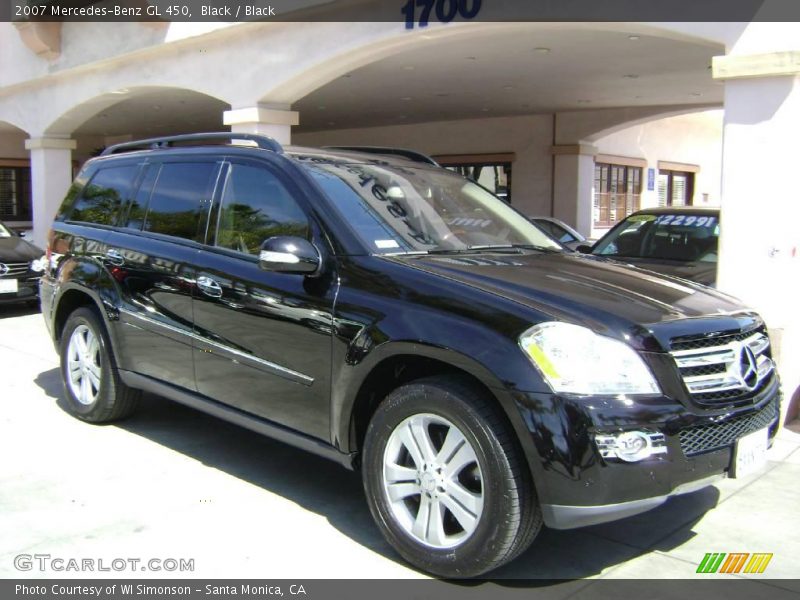 Black / Black 2007 Mercedes-Benz GL 450