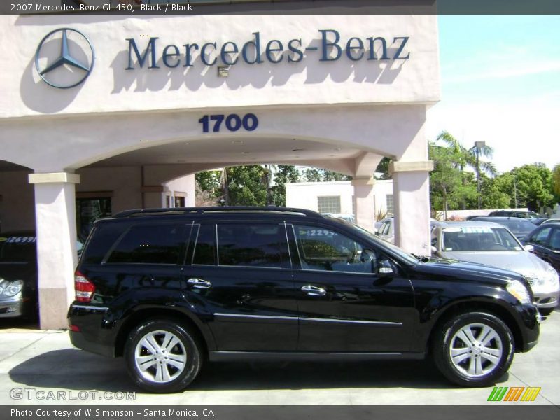 Black / Black 2007 Mercedes-Benz GL 450