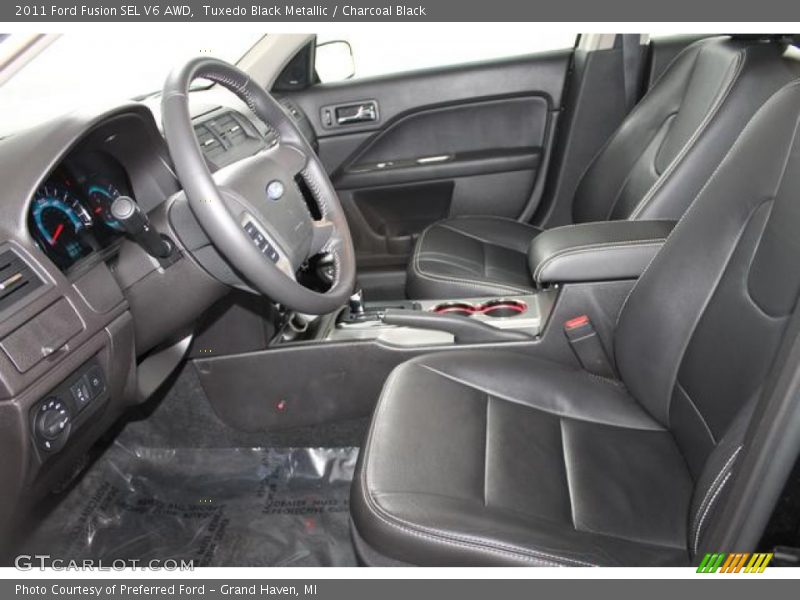 Tuxedo Black Metallic / Charcoal Black 2011 Ford Fusion SEL V6 AWD