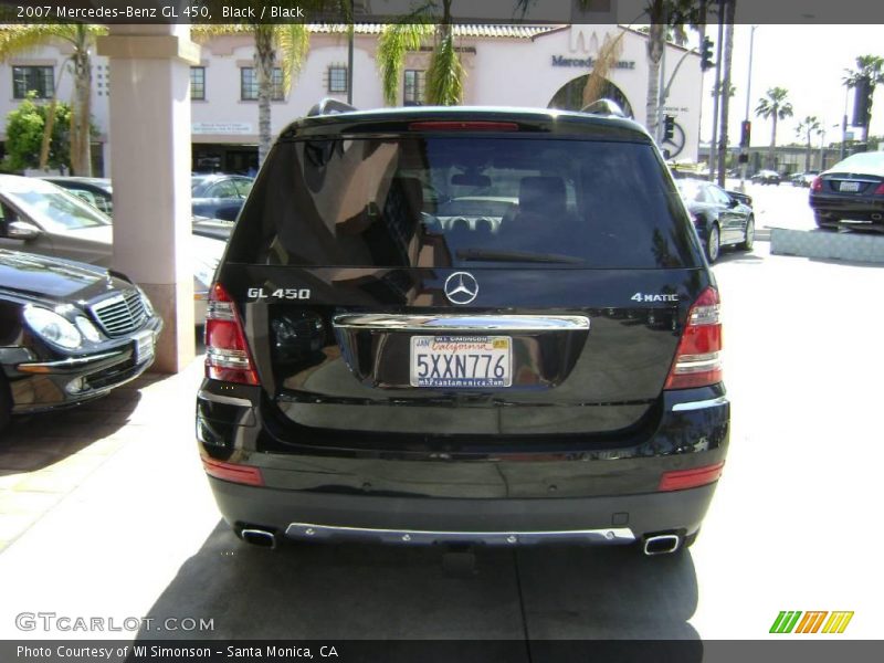 Black / Black 2007 Mercedes-Benz GL 450