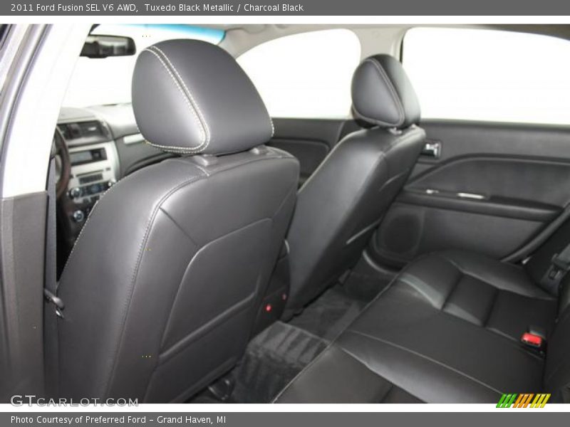 Tuxedo Black Metallic / Charcoal Black 2011 Ford Fusion SEL V6 AWD